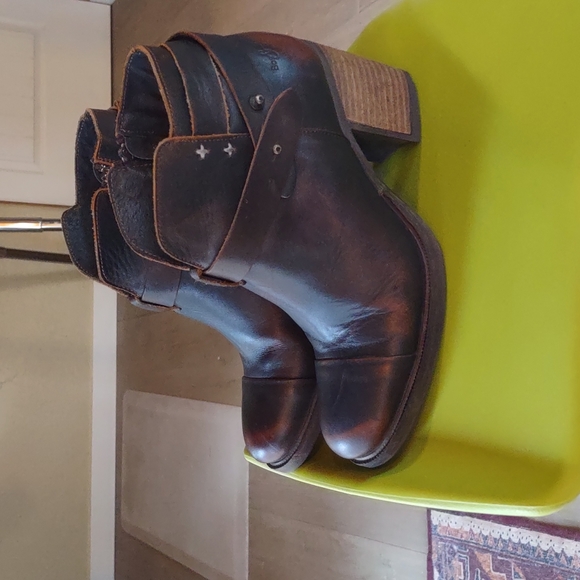 Bos. & Co. Shoes Bosco Waterproof Leather Ankle Boots Booties